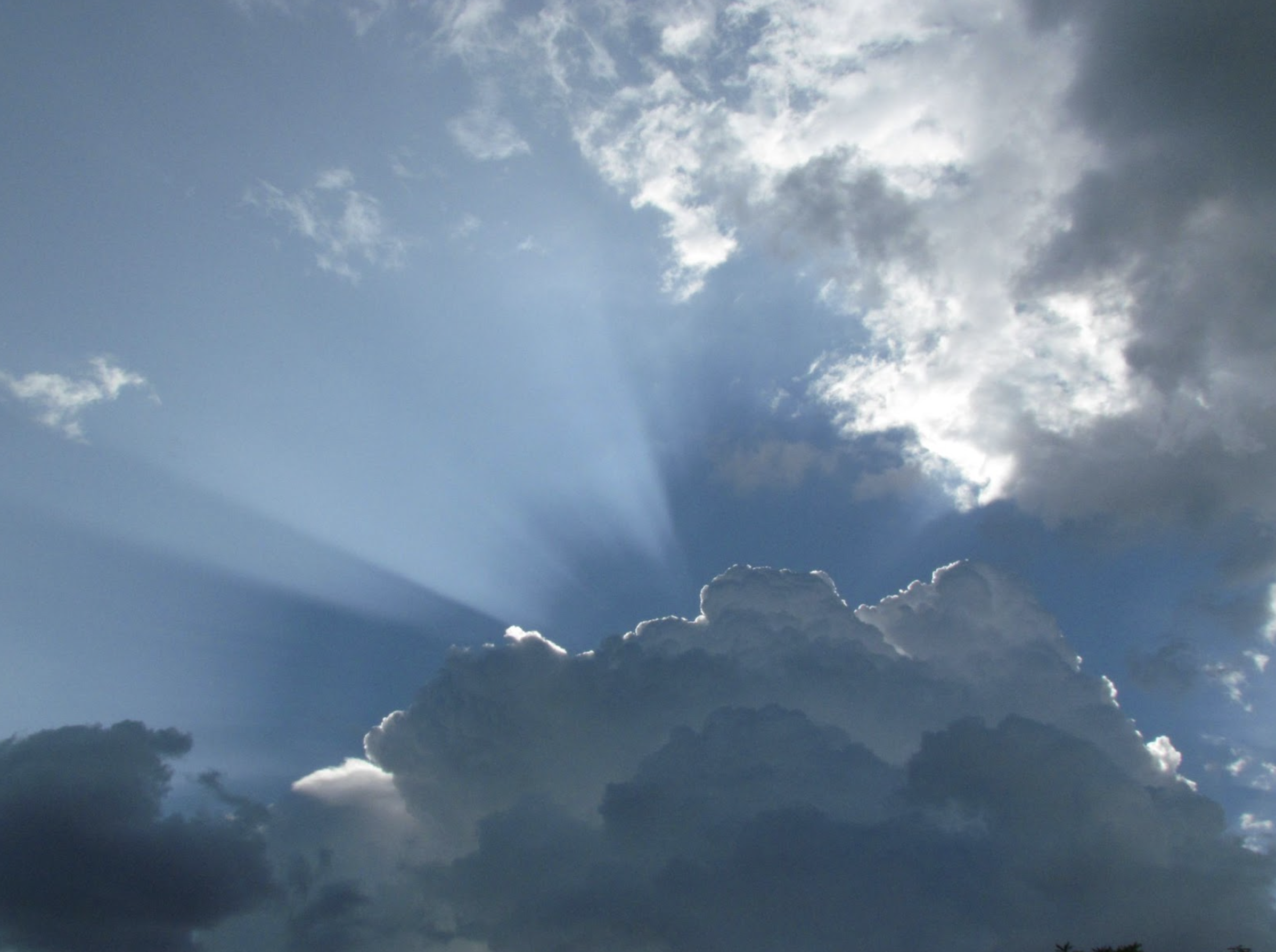Blue sky with clouds, spiritual awakening through divorce